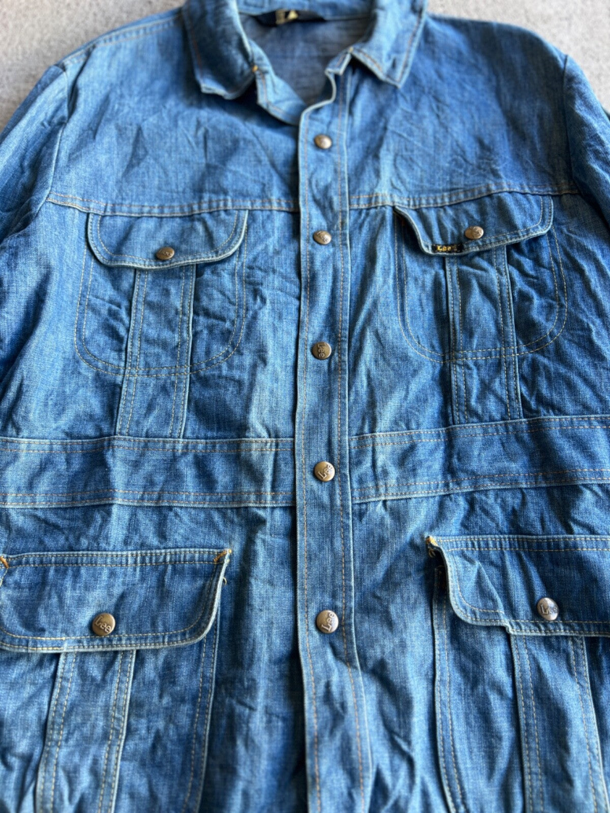 Vintage Lee Safari Denim Chore Jacket