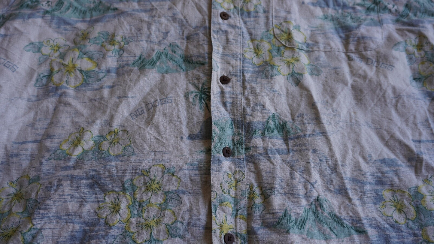 Vintage 90's Big Dog Hawaiian Shirt