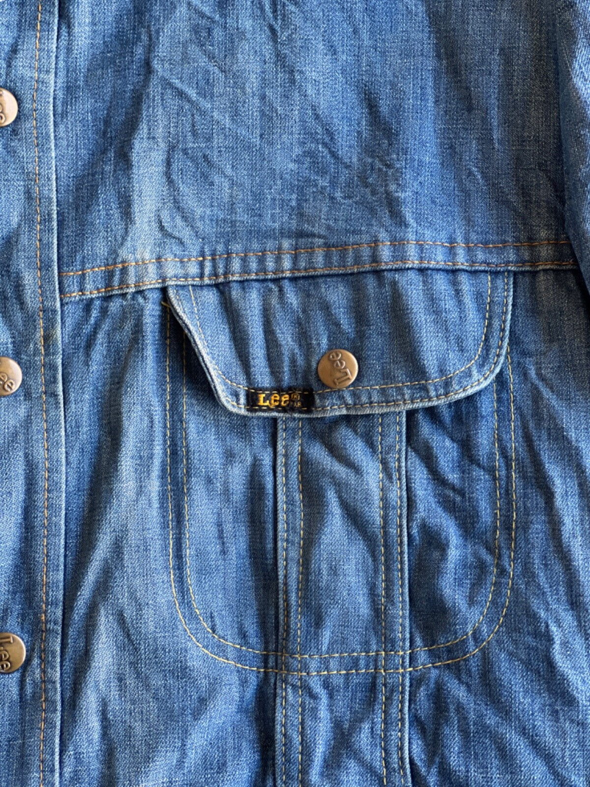 Vintage Lee Safari Denim Chore Jacket