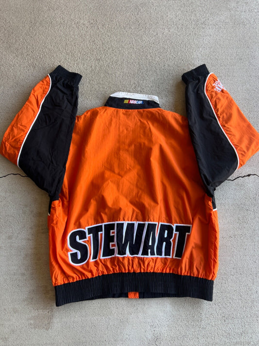 Vintage 90's Chase Authentics Tony Stewart Home Depot 20 Windbreaker Jacket