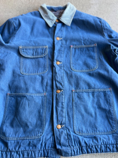 Vintage Wrangler Blanket Lined Denim Chore Jacket