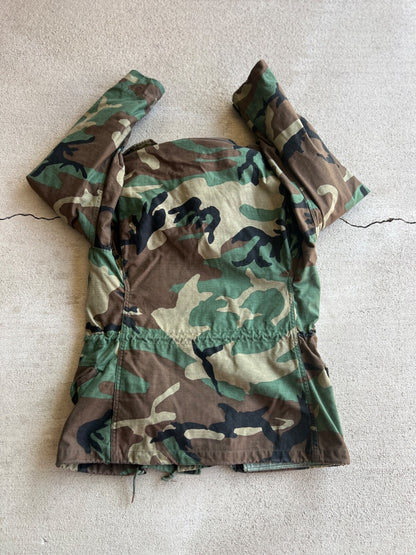 Vintage 80's Alpha Industries Cold Weather Field Camo Jacket