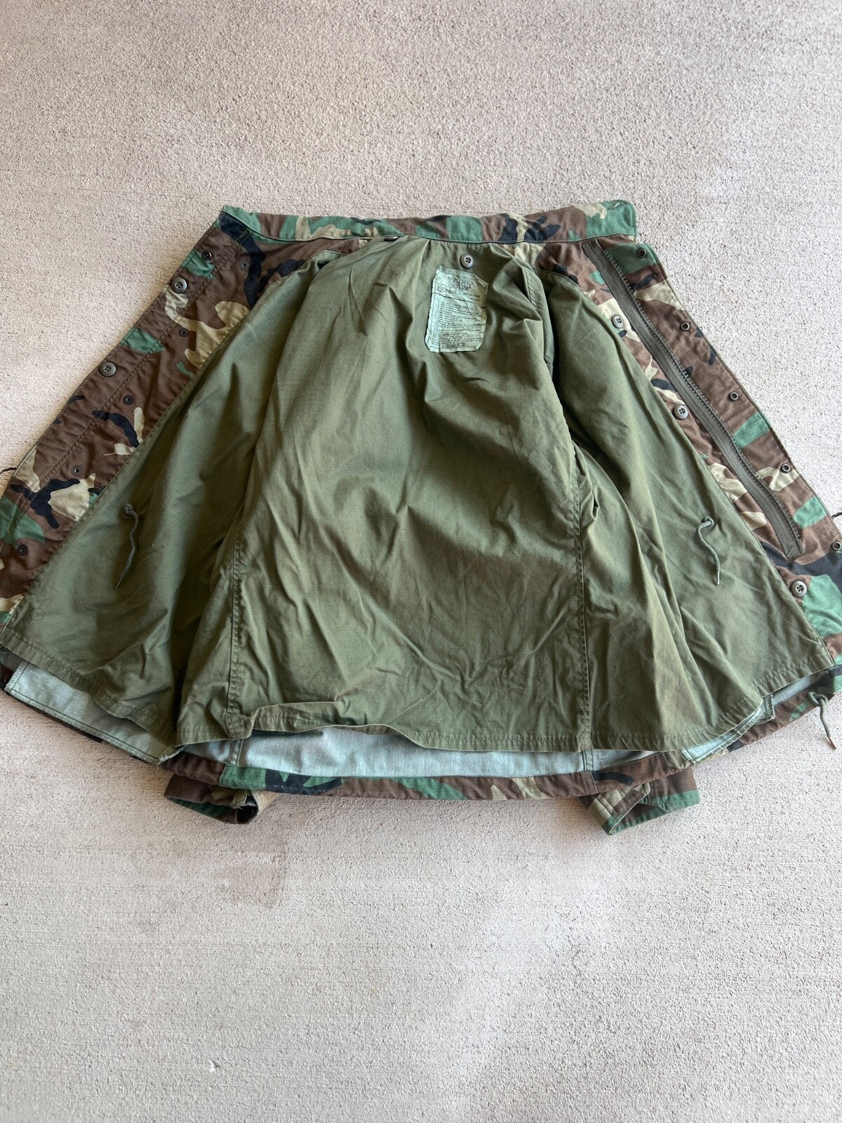 Vintage 80's Alpha Industries Cold Weather Field Camo Jacket