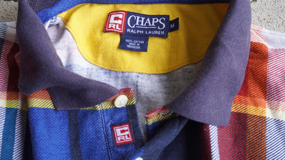 Vintage 90's CHAPS Ralph Lauren Plaid Polo