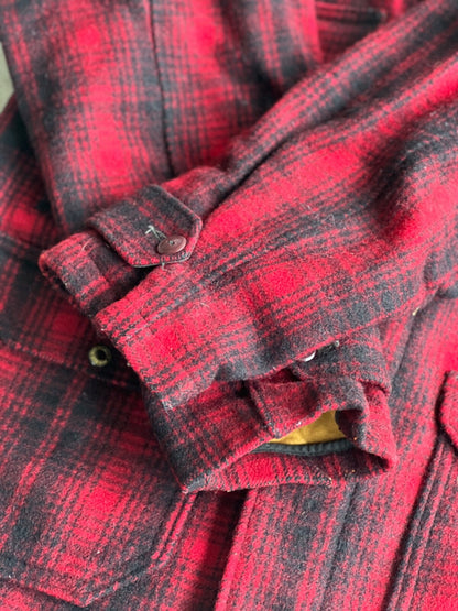 Vintage Woolrich Mackinaw Plaid Shore Jacket 42R