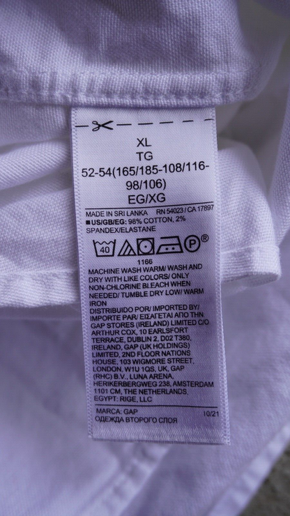 Gap Standard Fit Stretch Oxford Button Down Shirt