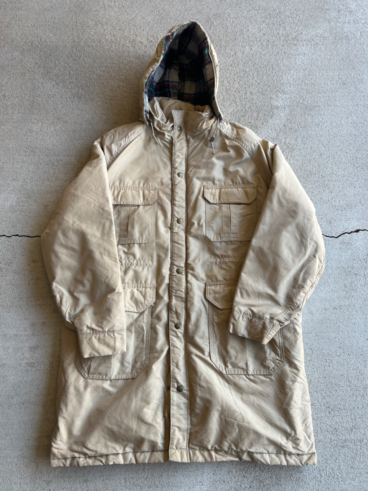 Vintage 80's Woolrich Blanket Lined Parka Jacket