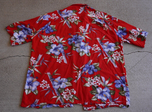 Vintage Aloha Hut Hawaiian Button Up Shirt