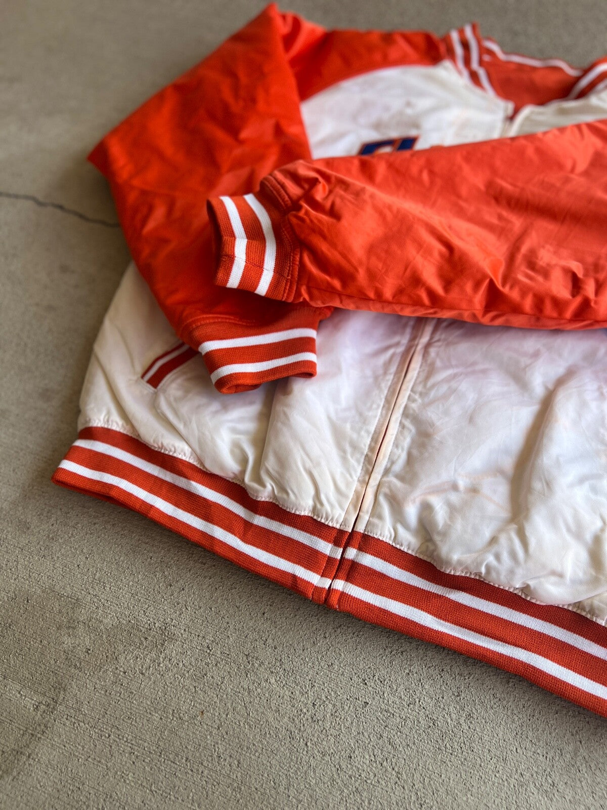 Vintage Y2K Starter Florida University Reversible Satin Bomber Jacket