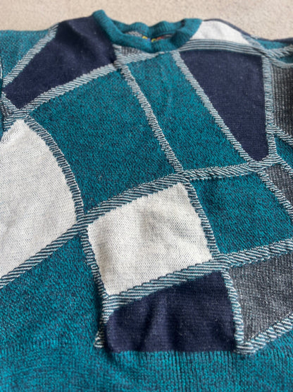 Vintage Coogi Geometric  Crewneck Sweater