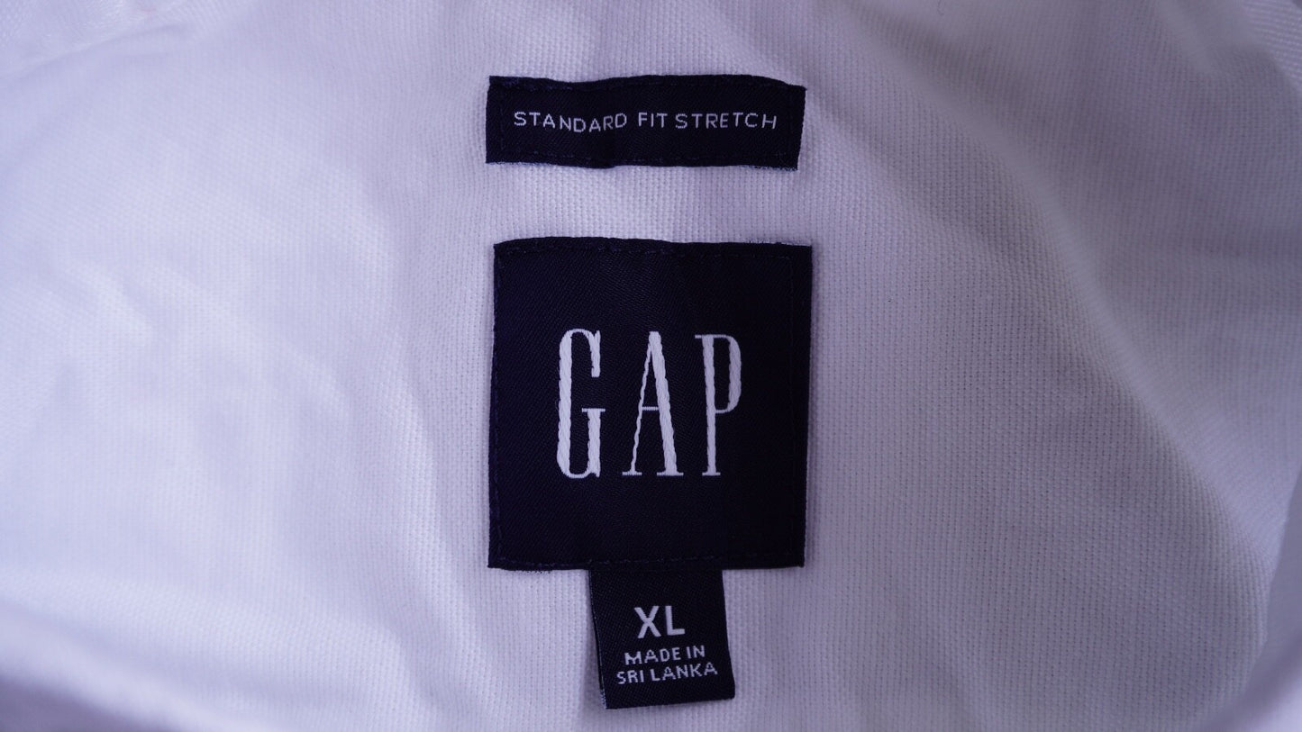Gap Standard Fit Stretch Oxford Button Down Shirt