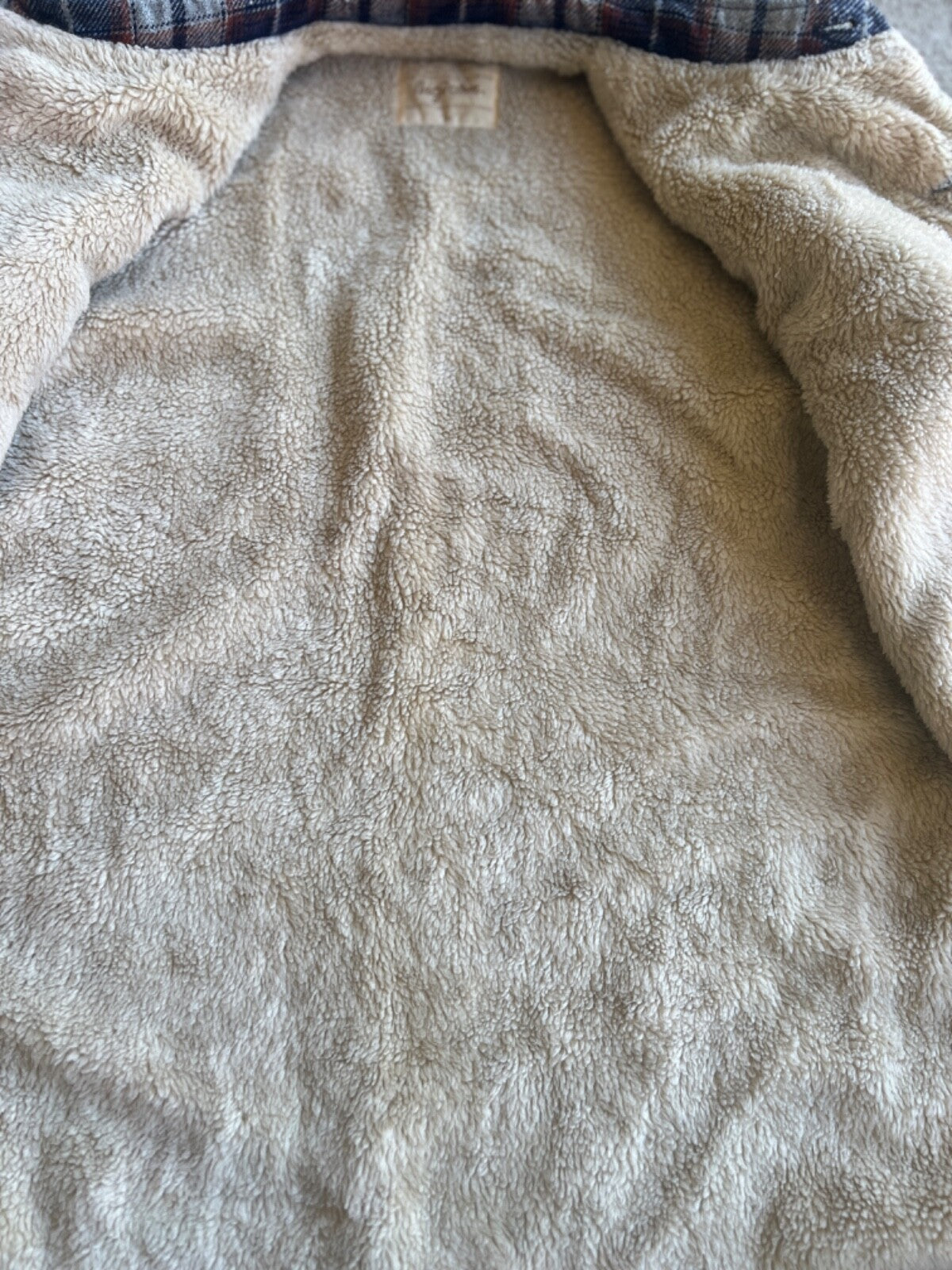 Vintage 70's Big John Fleece Lined Button Up Overshirt