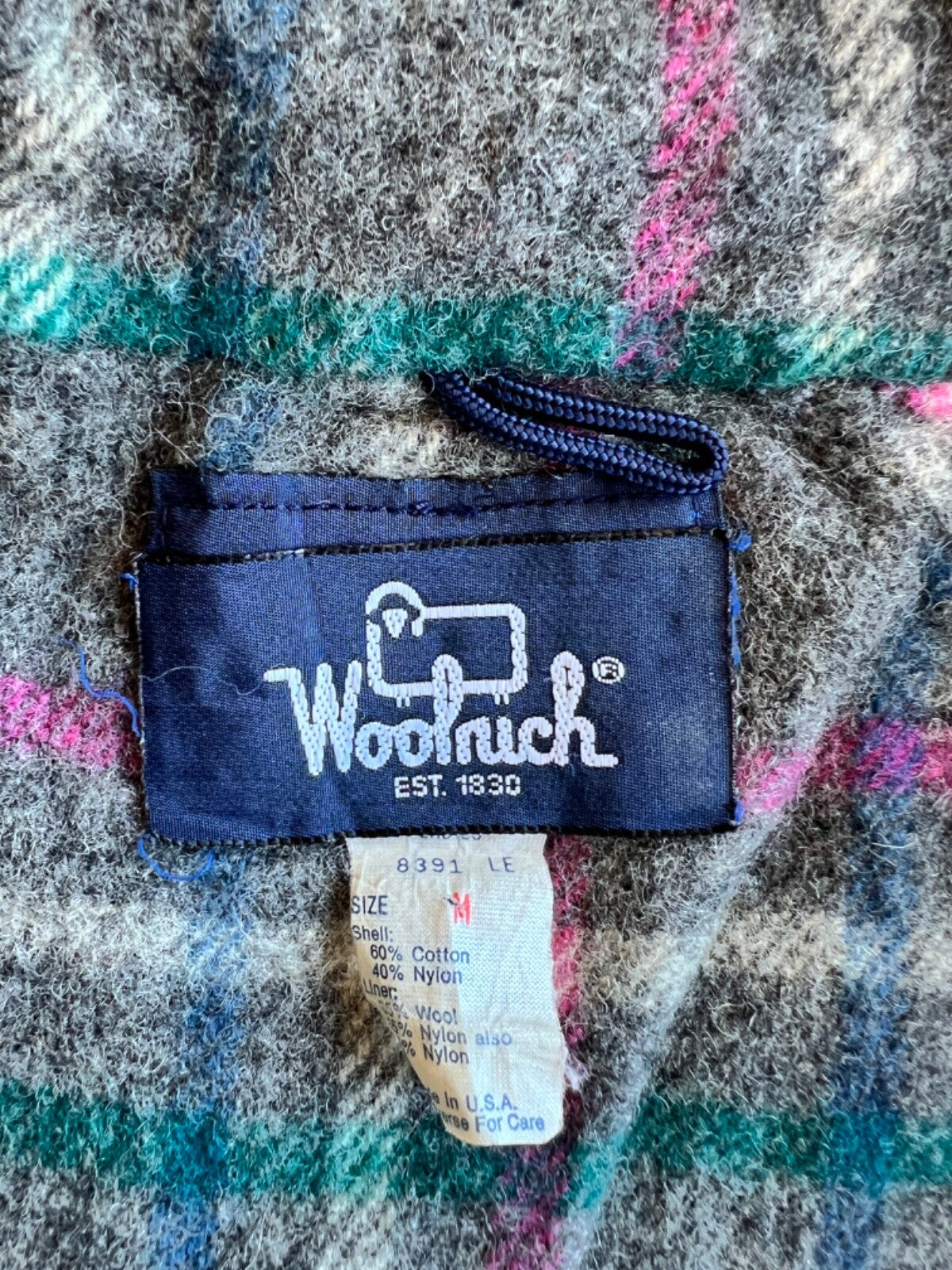 Vintage 80's Women's Woolrich Blanket Lined Parka Jacket