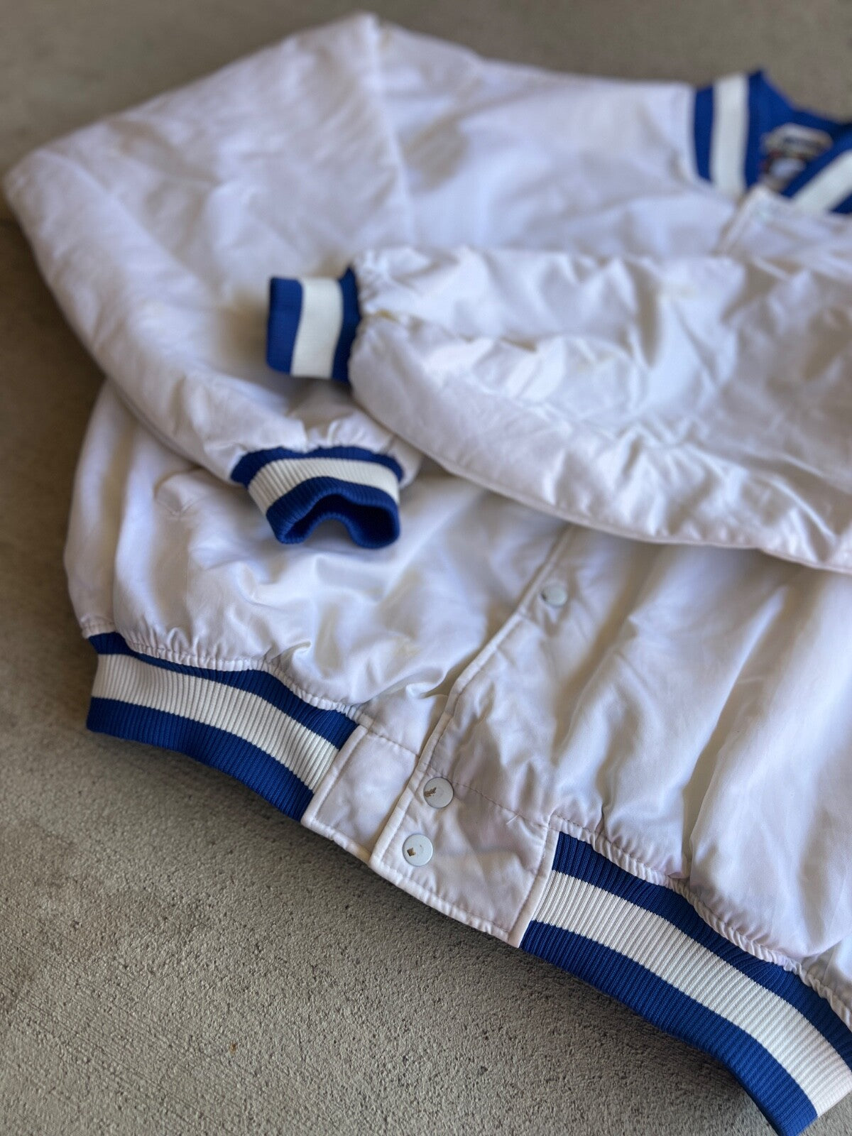 Vintage 90's Majestic Cooperstown Atlanta Braves Bomber Jacket