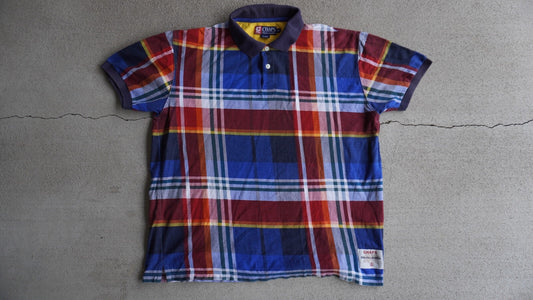 Vintage 90's CHAPS Ralph Lauren Plaid Polo