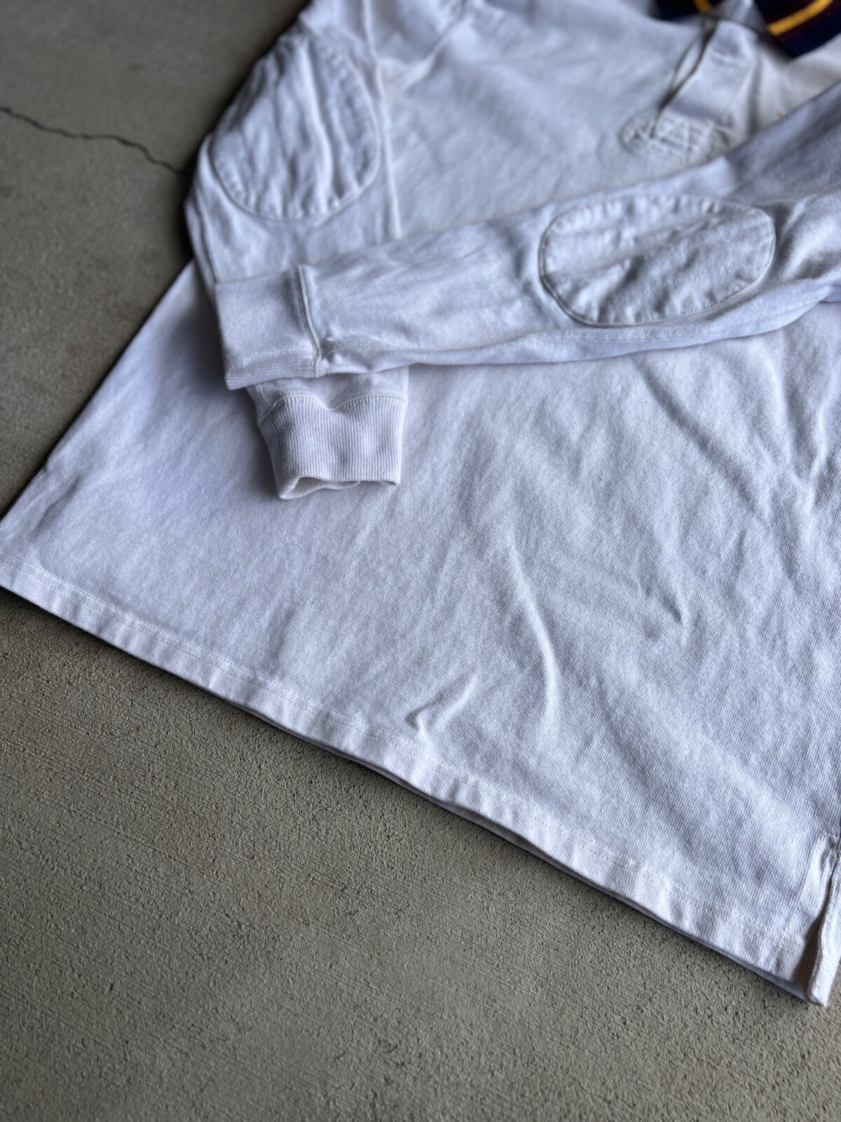 Vintage Y2K Polo Ralph Lauren Striped Collar Rugby Shirt