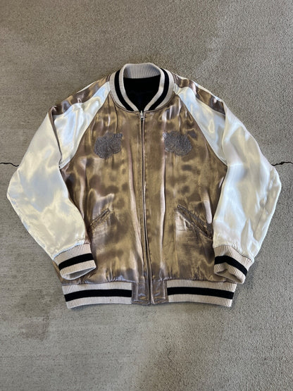 Rare United Arrows Monkeytime Reversible Souvenir Bomber Jacket