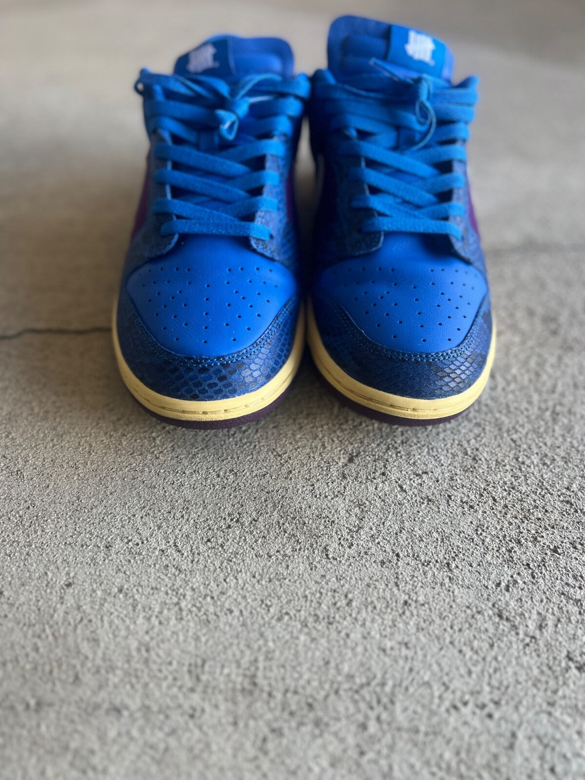 Nike Dunk Low UNDFT 5 On It Dunk vs AF1 Pre-Owned Men's US 11 Extra Laces No Box