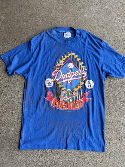 Vintage Los Angeles Dodger 1988 World Series  Championship T-Shirt