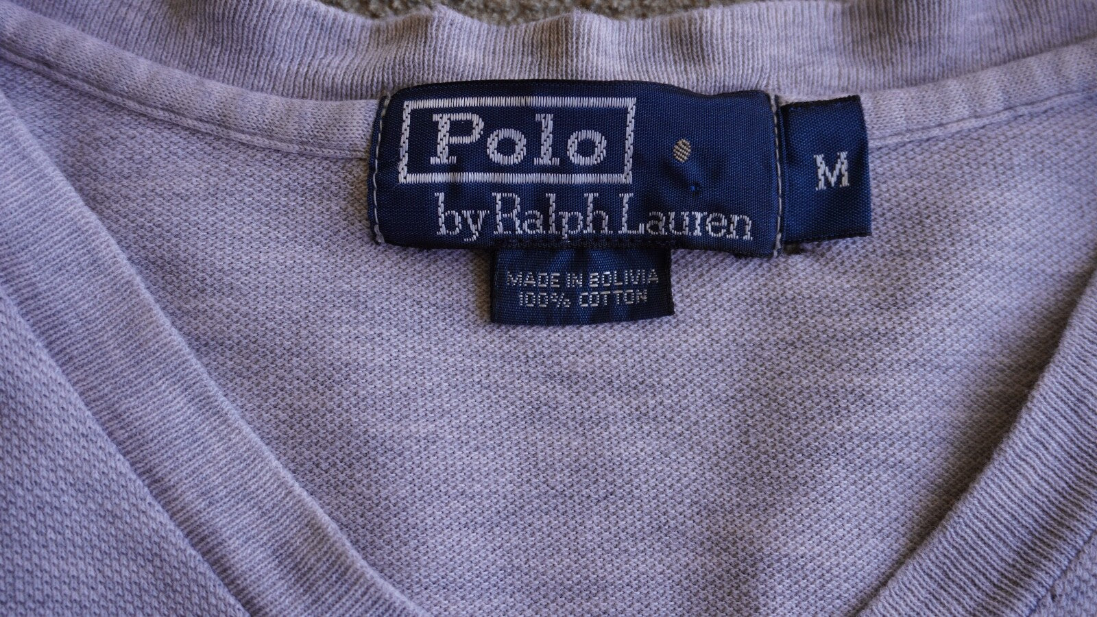 Vintage Y2K Polo Ralph Lauren Stripe V-Neck T-Shirt