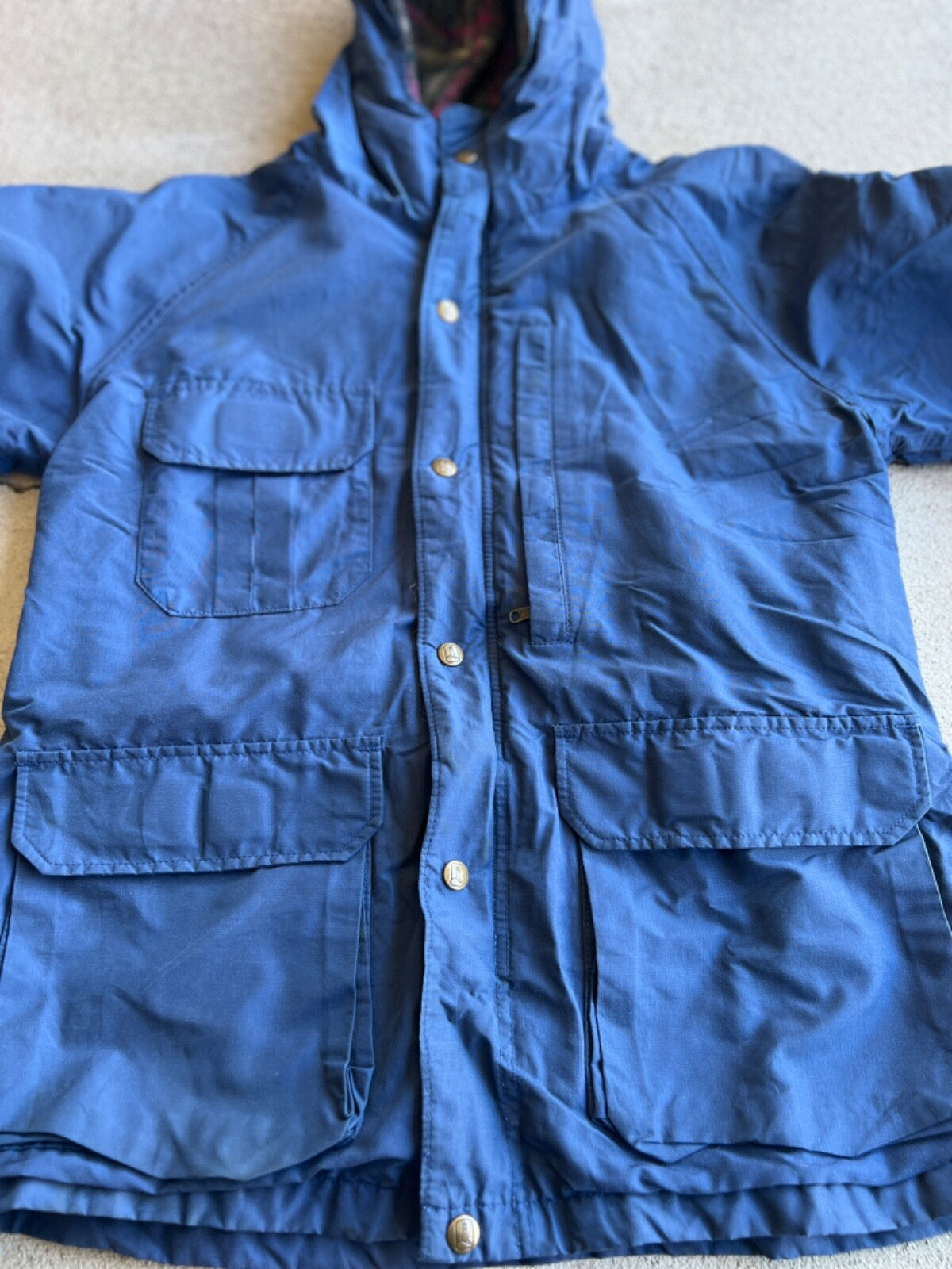 Vintage 80's Women's Woolrich Blanket Lined Parka Jacket