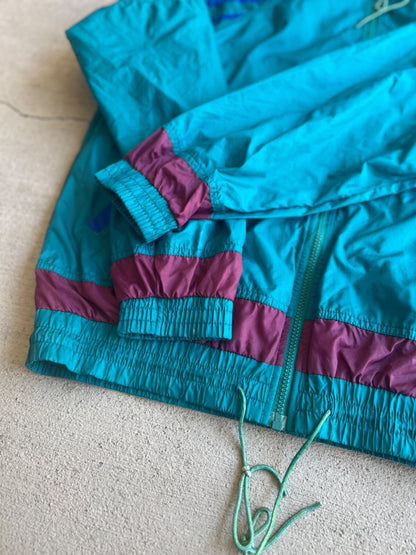 Vintage 90's K-Swiss Hooded Windbreaker Jacket