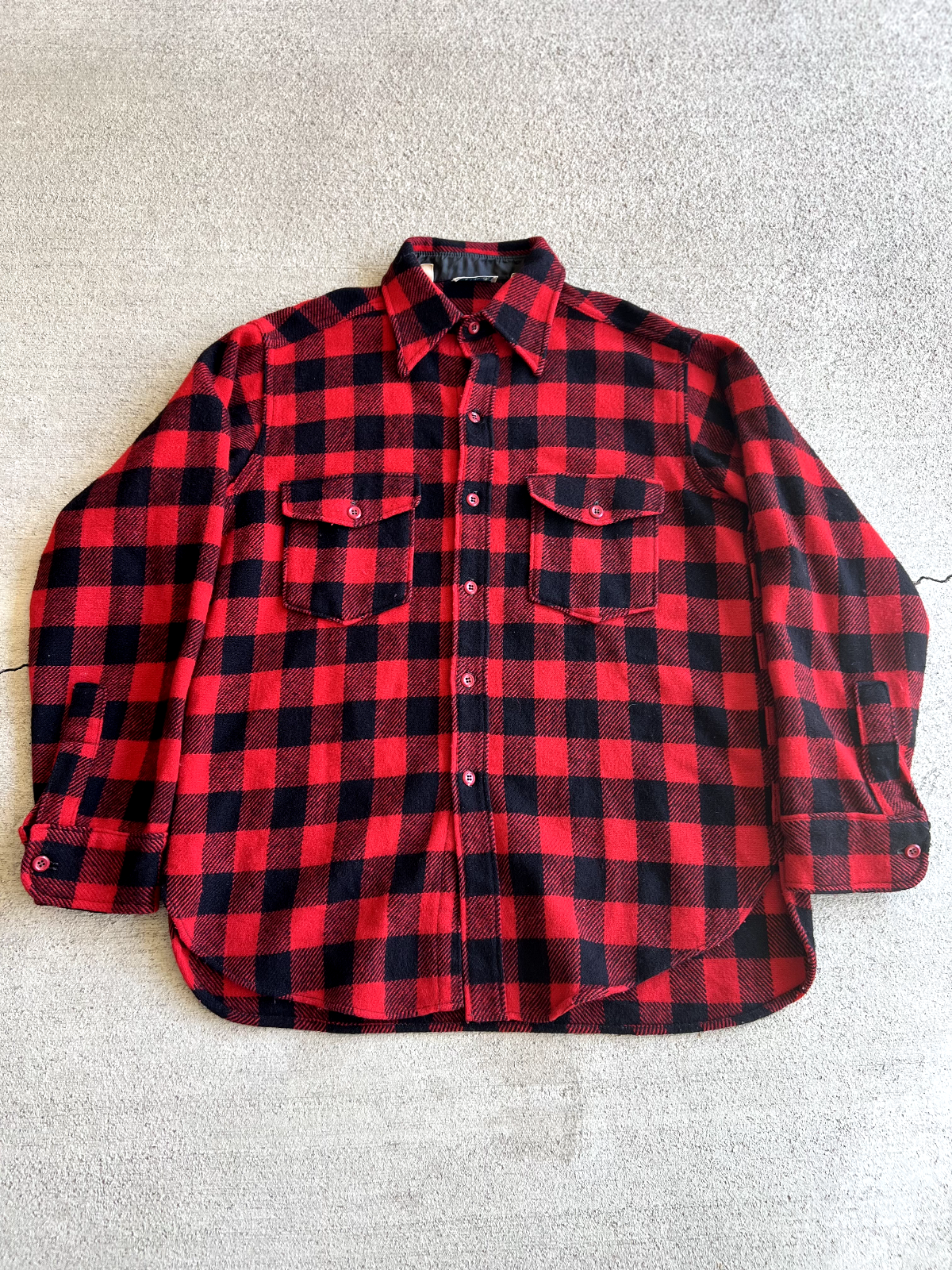 Vintage 80's Saks Fifth Avenue Buffalo Button Up Shirt