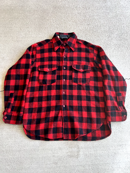 Vintage 80's Saks Fifth Avenue Buffalo Button Up Shirt