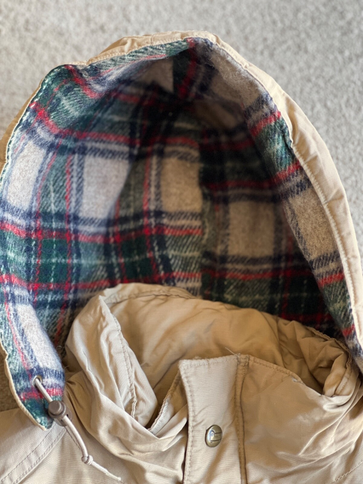 Vintage 80's Woolrich Blanket Lined Parka Jacket