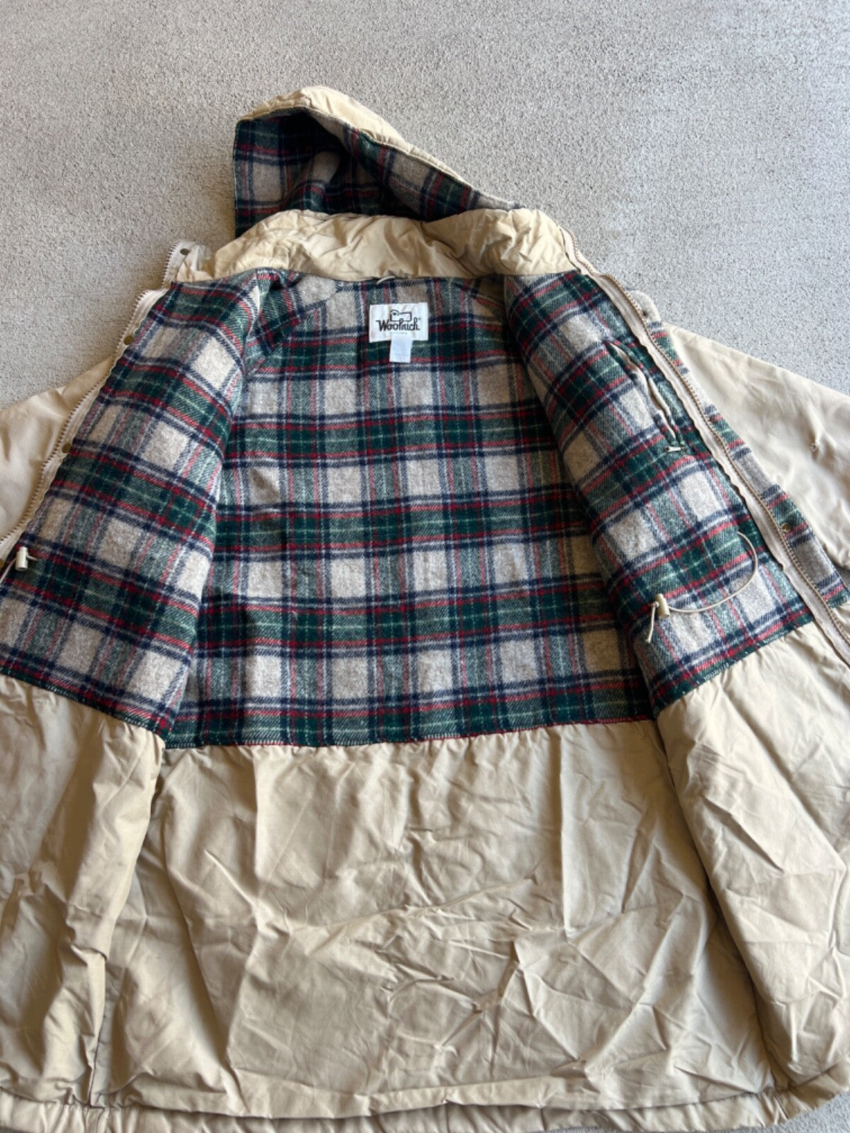 Vintage 80's Woolrich Blanket Lined Parka Jacket