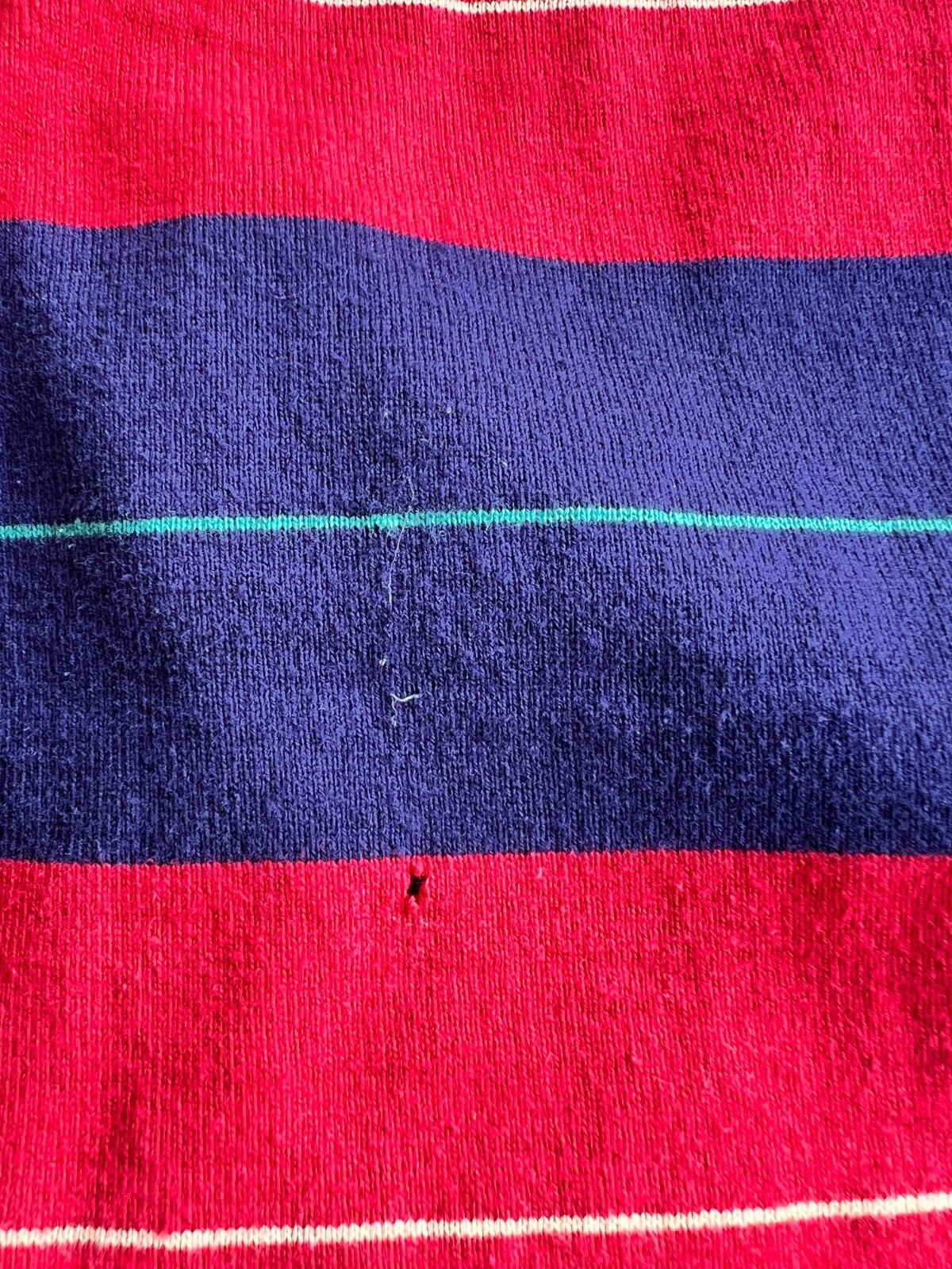 Vintage 90's Chaps Ralphs Lauren Made in Japan Striped Rugby Shirt