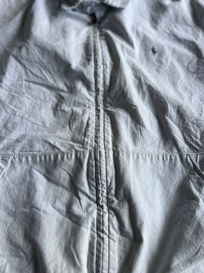 Vintage 90's Polo Ralph Lauren Pinstripe Zip Up Bomber Jacket