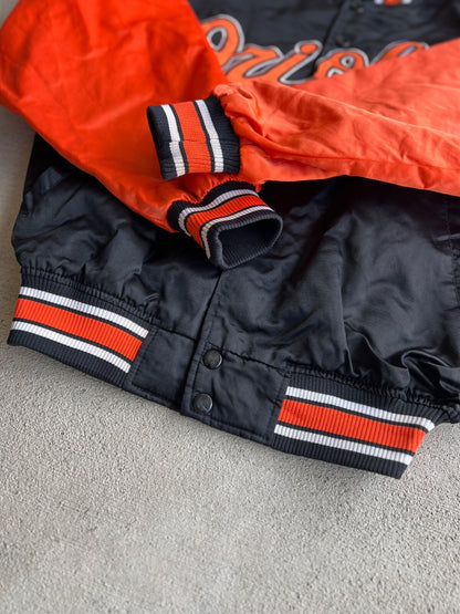 Vintage 90's Starter Diamond Baltimore Orioles Bomber Jacket