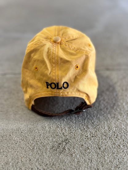 Vintage 90's Polo 5-Panel Pony Adjustable Strapback Hat One Size