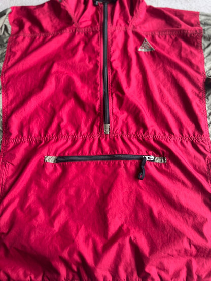 Vintage 90's Nike ACG 1/2 Zip Two-Tone Pullover Windbreaker Jacket