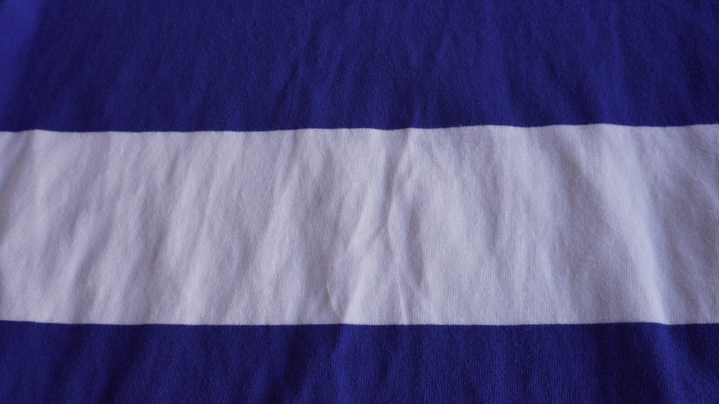 Vintage 90's Mobil 1 Racing Striped Rugby Shirt