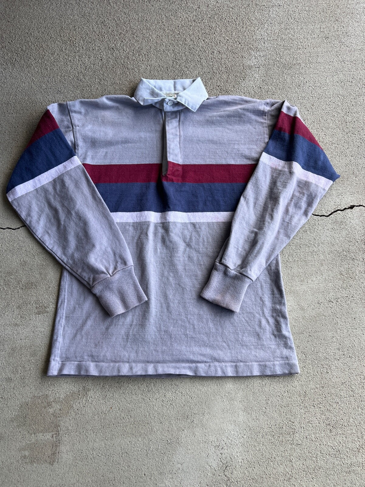 Vintage 80's L.L. Bean Striped Rugby Shirt