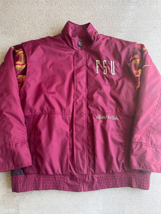 Y2K Vintage Nike Team Sports Florida State University "Seminoles" Jacket