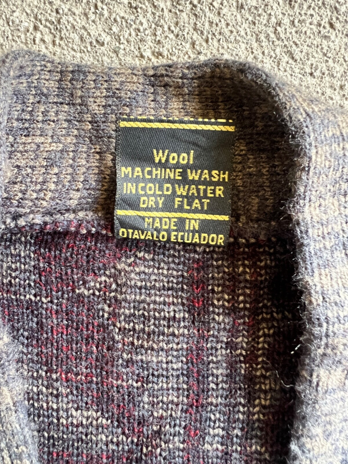 Rare Tejidos Ruminahui Fair Isle Alpaca Cardigan Sweater