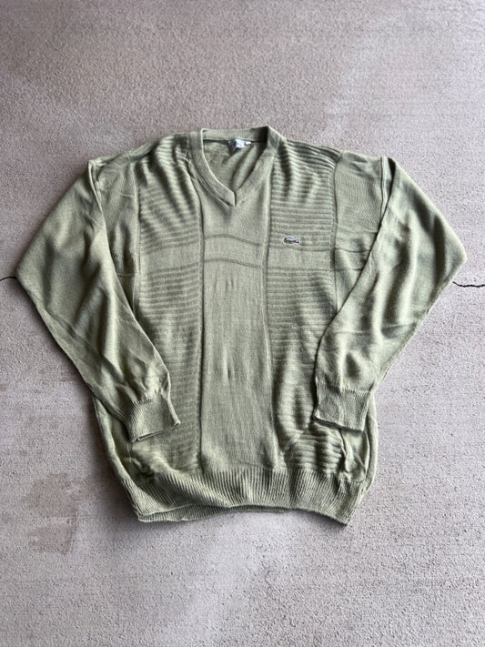 Vintage 90's Lacoste V-Neck Sweater