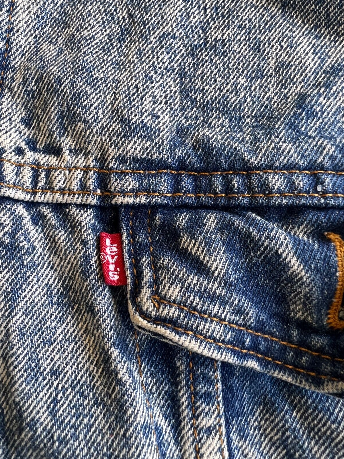 Vintage Levi's Buffalo Lined Denim Trucker Jacket