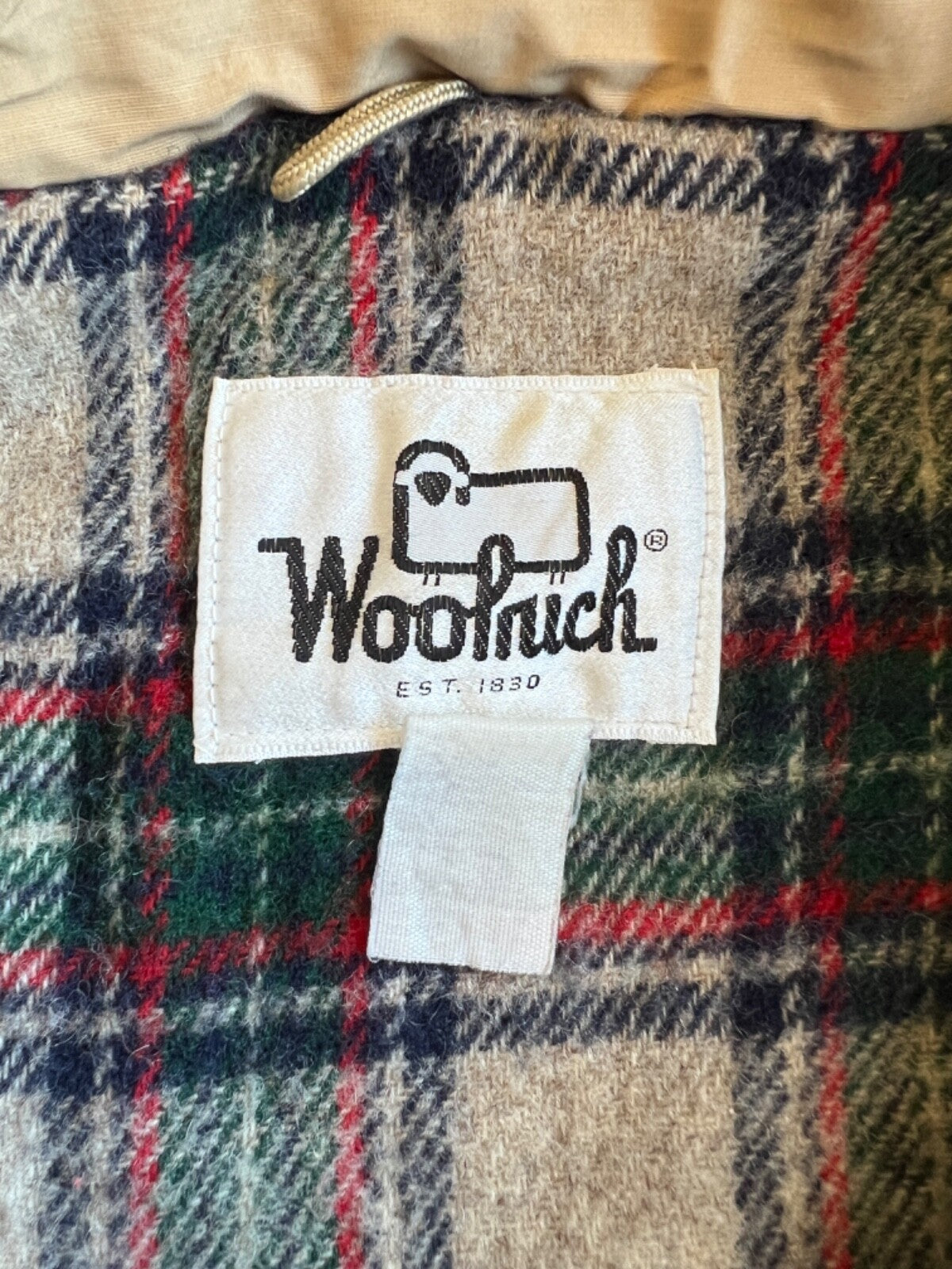 Vintage 80's Woolrich Blanket Lined Parka Jacket
