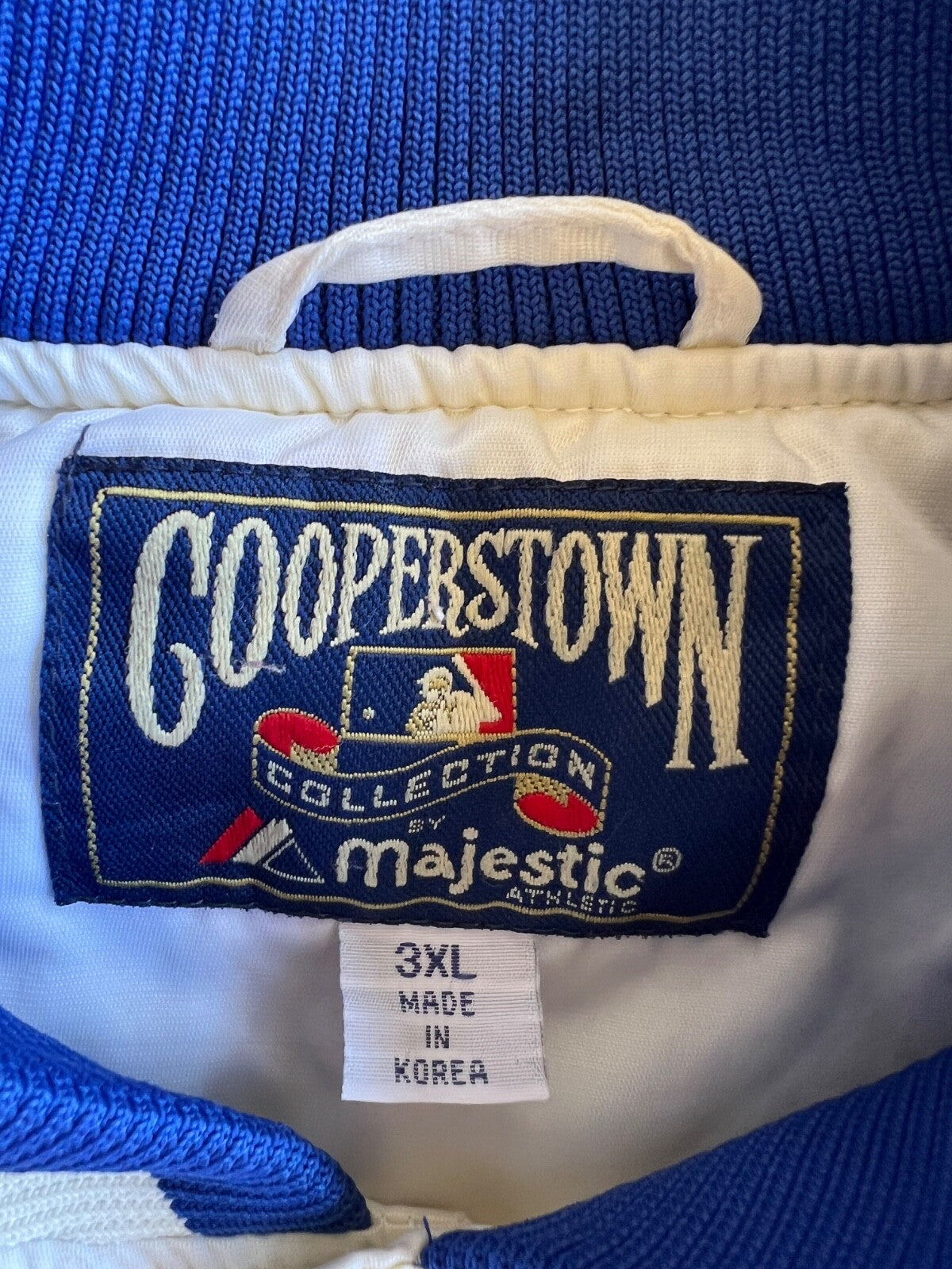 Vintage 90's Majestic Cooperstown Atlanta Braves Bomber Jacket