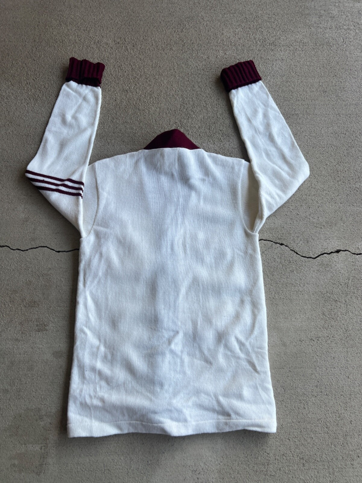 Vintage 70's Champion Letterman Cardigan Sweater