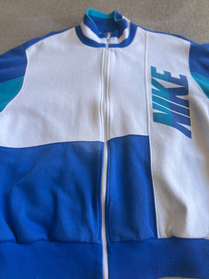 Vintage 90's Nike Zip Up Mock Neck Warm-Up Jacket