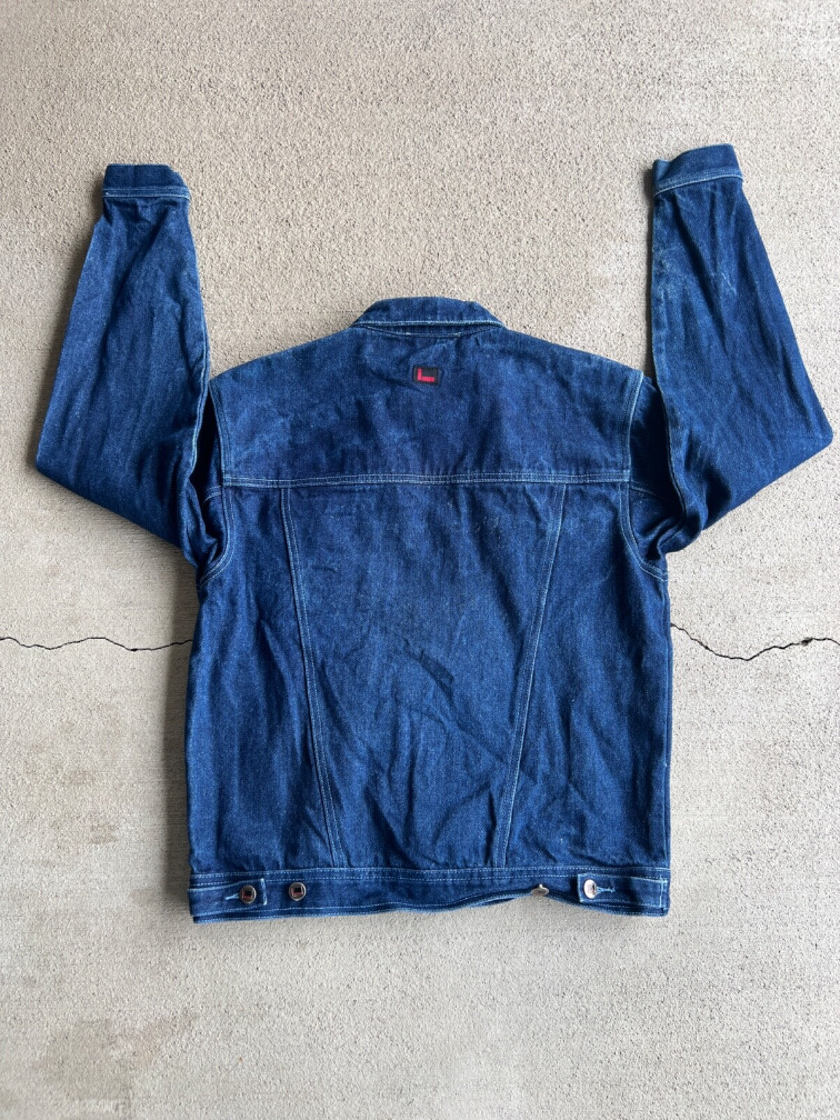 Vintage 90's FUBU Womens Script Denim Trucker Jacket