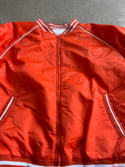 Vintage Y2K Starter Florida University Reversible Satin Bomber Jacket