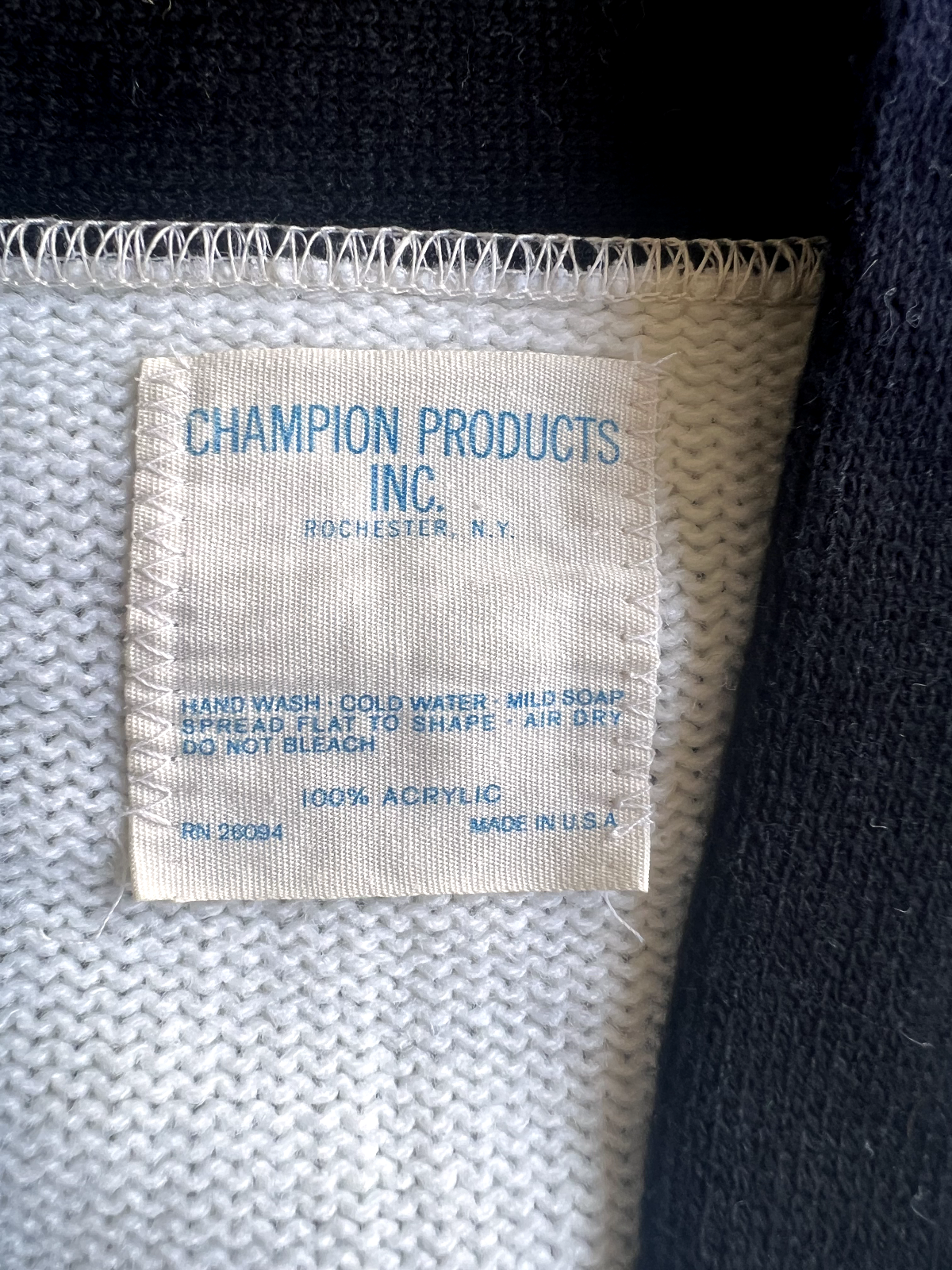 Vintage 70's Champion Varsity Cardigan Sweater