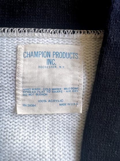 Vintage 70's Champion Varsity Cardigan Sweater