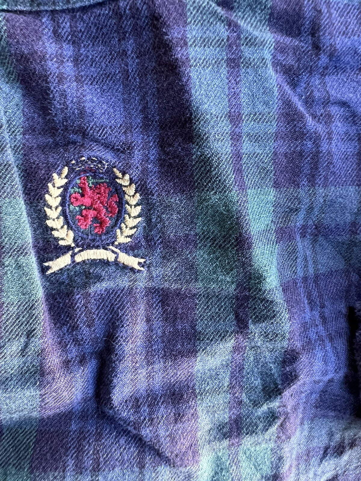 Vintage Tommy Hilfiger Tartan Button Shirt